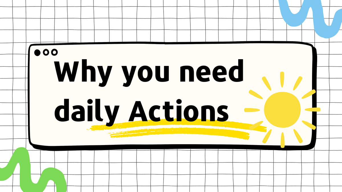 🌅 Day 17: Daily Actions